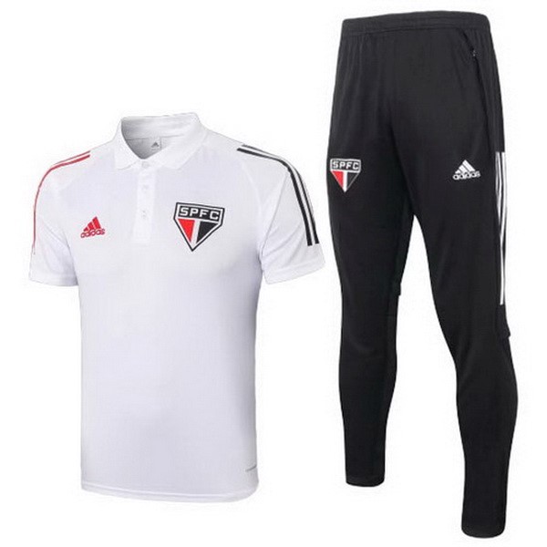 Polo São Paulo Conjunto Completo 2020/21 Blanco